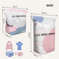 🔥💨 50% OFF! 🧳 No-Pump Vacuum Storage Bags – 3 Second Compression, 80% Space Saved, Air Valve Design – PA+PE Anti-Mould & Moisture Proof – for Clothes, Bedding, Travel – Extra Large Sizes