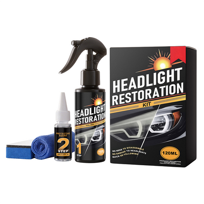 Professional Headlight Cleaner and Restorer Kit