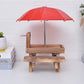 Mini Squirrel Feeder Picnic Table with Umbrella