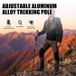 ⛰️Adjustable Aluminum Alloy Trekking Pole – Durable, Shock-Absorbing, Lightweight 🌲