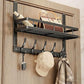 🪄 LIMITED-TIME 50% OFF! ✨ Over-The-Door Hook with Basket – Space-Saving, Strong, Tool-Free 🚪