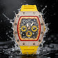 ⏳Time-Limited Special⏰Luxury Men's Tonneau-Shaped Watch with Rhinestone Embellishment
