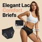 Soft Lace Briefs – High-Elastic Waist & Breathable Comfort