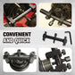 🔧 50% OFF NOW! ⚙️ Crankshaft Pulley Removal Tool – 40-165mm Range, Three-Jaw Grip & Steel Bead Protection 🔩