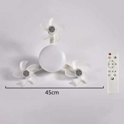 🌀50% OFF NOW! 💡Foldable Socket Ceiling Fan Light with Remote, Energy-Saving Cooling & Lighting for Bedroom & Home
