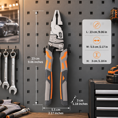 🛠️ 50% OFF! ⚡ Ratchet Lineman's Pliers – Cut, strip, grip & crimp in one ✨