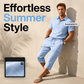🎁 LIMITED TIME 50% OFF! 👕 Men Summer Linen Set – Loose Shirt & Cargo Shorts Two Piece Outfit 💥