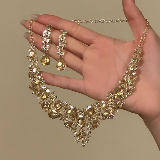 🎉 2026 Sale — Over 17,400 Sold ✨ Elegant Yellow Sparkling Rhinestone Jewelry 💛