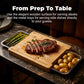🔥While Supplies Last 50% OFF!🔪Wooden Cutting Board with Slide-Out Trays