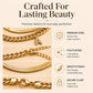 📢📢50% OFF !! ⏰ ✨ Dainty Layered Gold Initial Anklets – Elegant Design, Lightweight & Adjustable – Perfect for Everyday Charm & Gifting 💛