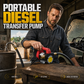 ⛽ 50% OFF NOW! 🚜 Diesel Transfer Pump – 25GPM Flow– Move Fuel Fast for Farms, Garages & Job Sites ⚡