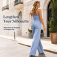 🥳2026 HOT SALE💞Women Spaghetti Strap Wide Leg Denim Jumpsuit