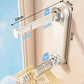 🎉 2026 Sale — Over 21,100 Sold!🧷Foldable Telescopic Suction‑Cup Hanger Rack 🛁