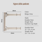 🎉 2026 Sale — Over 21,100 Sold!🧷Foldable Telescopic Suction‑Cup Hanger Rack 🛁