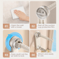 🎉 2026 Sale — Over 21,100 Sold!🧷Foldable Telescopic Suction‑Cup Hanger Rack 🛁