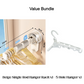 🎉 2026 Sale — Over 21,100 Sold!🧷Foldable Telescopic Suction‑Cup Hanger Rack 🛁