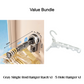 🎉 2026 Sale — Over 21,100 Sold!🧷Foldable Telescopic Suction‑Cup Hanger Rack 🛁
