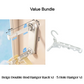 🎉 2026 Sale — Over 21,100 Sold!🧷Foldable Telescopic Suction‑Cup Hanger Rack 🛁