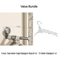 🎉 2026 Sale — Over 21,100 Sold!🧷Foldable Telescopic Suction‑Cup Hanger Rack 🛁