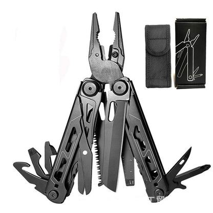 🔧50% OFF NOW! Heavy‑Duty Folding Multi‑Tool Pliers, Portable Multi‑Function Survival Tool with Knife, Screwdriver, with Carry Pouch for Camping, Outdoor, Home Emergency Repair