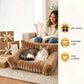 🐾✨50% OFF! 🐱🐶 Cozy Sofa Pet Bed – Ultra-Comfortable, Raised Bolster Edges & Super-Soft Ribbed Plush. Over 11,382 Happy Pets Sleeping in Style!✨