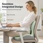 ✨Ergonomic Memory Foam Seat Cushion with Back Support – Stay Comfortable All Day, Perfect for Office, Car & Home