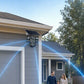 📡 Triple lens. Zero blind spots. Full coverage. Solar‑powered WiFi security camera — one device, three views. ☀️
