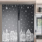 ⏳LAST DAY SALE!🎁🎄 Christmas Village Window Sticker Set