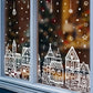 ⏳LAST DAY SALE!🎁🎄 Christmas Village Window Sticker Set