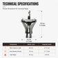 ⏳Time-Limited Special⏰Universal 3-Jaw Broken Pipe Extractor for Hand Drills