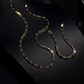 🔗 LIMITED-TIME 50% OFF ✨ Men's Jewelry Set — Necklace + Bracelet, Dark CZ Accents, Street-Luxe Edge