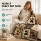 🐾 LIMITED‑TIME 50% OFF! ✨ Cute Paw Print Soft Flannel Blanket – Snuggly, Warm, Lovely Home Decor 🛋️
