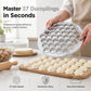 Shape 37 Dumplings Instantly! No-Fuss Aluminum Dumpling Mold