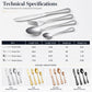 ⏳Time-Limited Special⏰4-Piece Stainless Steel Flatware Set