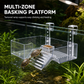 🐢 Save 50%! ✨ Hanging Turtle Basking Platform – Adjustable & high-level tank ready