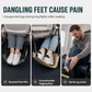 Portable Airplane Footrest Hammock Travel Foot Rest Sling for Long Distance Flights and Office Use