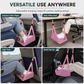 Portable Airplane Footrest Hammock Travel Foot Rest Sling for Long Distance Flights and Office Use