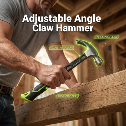 ⏳Time-Limited Special⏰Heavy-Duty Multi-Purpose Claw Hammer | Trade-Grade | Heat-Treated | Anti-Slip Grip