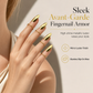 💅 50% Off Now ✨ Metal Fingertip Nail Ring Set — Adjustable & Mirror Finish 🎨