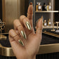 💅 50% Off Now ✨ Metal Fingertip Nail Ring Set — Adjustable & Mirror Finish 🎨