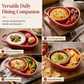 ⏳🔥LIMITED-TIME 50% OFF! ⏰🍲Retro Ceramic Divided Baking Dish – Vintage Style, Dual Compartments & Elegant Dining for Every Occasion ❤️