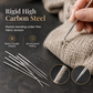 Fix Snagged Knits Instantly! 25-Piece Knurled Repair Needles