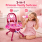 🎀 50% OFF! 🧳 Kids' Pretend Makeup Vanity Suitcase – Portable dress-up fun for girls ✨