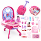 🎀 50% OFF! 🧳 Kids' Pretend Makeup Vanity Suitcase – Portable dress-up fun for girls ✨