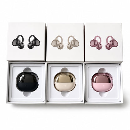 Open Ear Clip On Wireless Bluetooth Earbuds for Sports