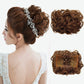 Short Messy Curly Hair Bun Extension