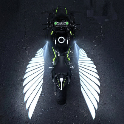 🏍️Motorcycle LED Angel Wings Ground Projection Lights