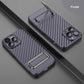 Metallic Invisible Stand Phone Case Cover for iPhone