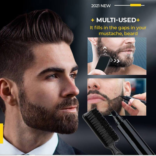 Last Day 49% OFF-Waterproof Beard Filling Pen Kit