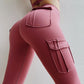 Women's Pocket Sexy Stretch Leggings Fitness Track Pants